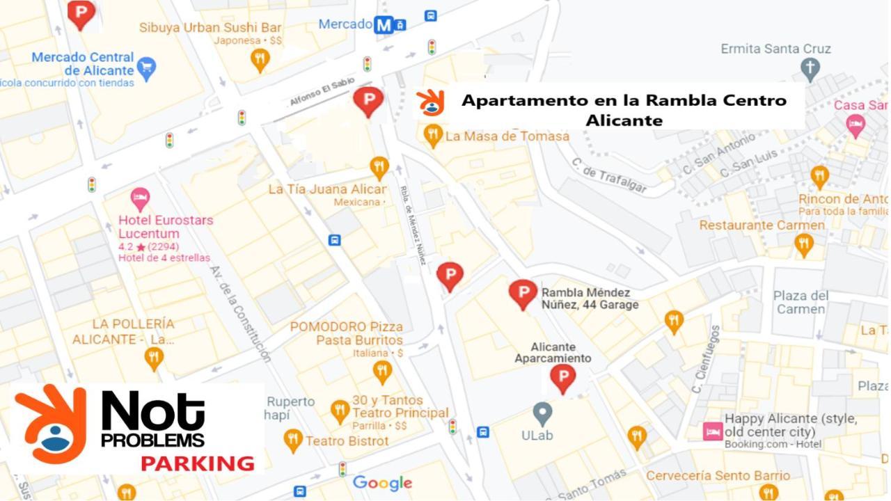 Apartamento En La Rambla Centro Alicante C Exteriör bild